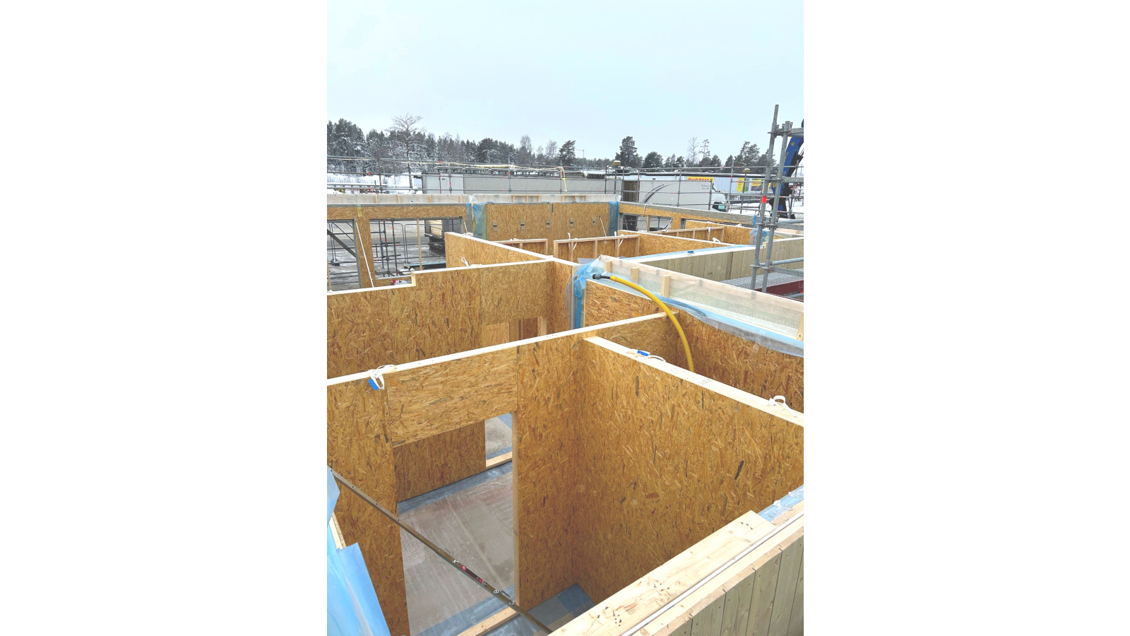 Resning av väggmoduler