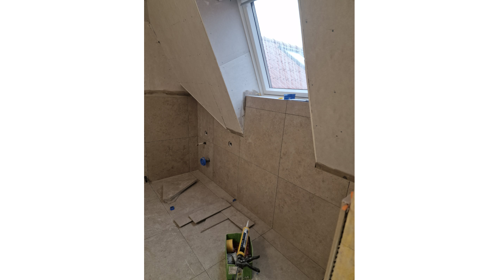 Pågående invändigt arbete