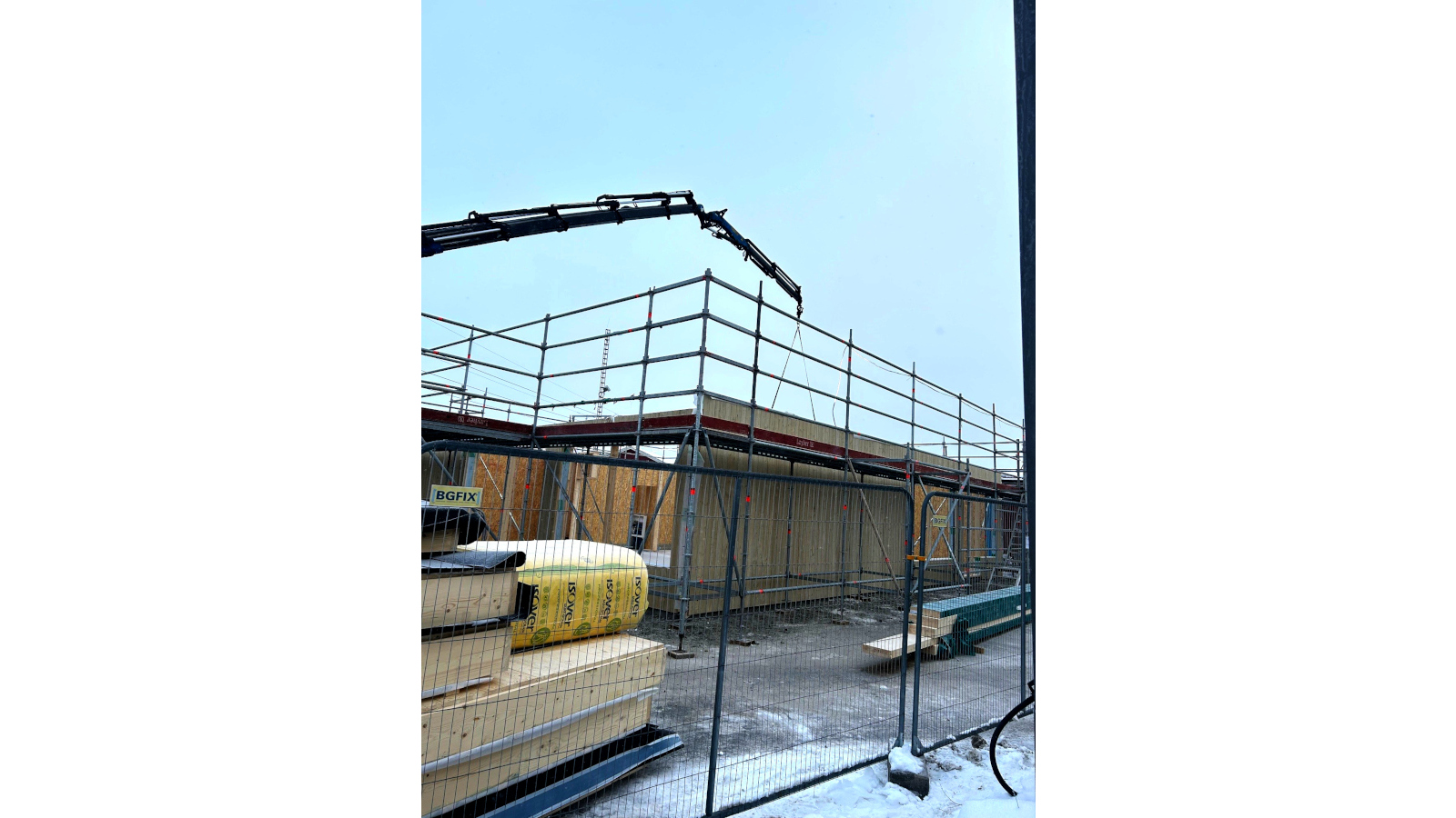 Resning av väggmoduler