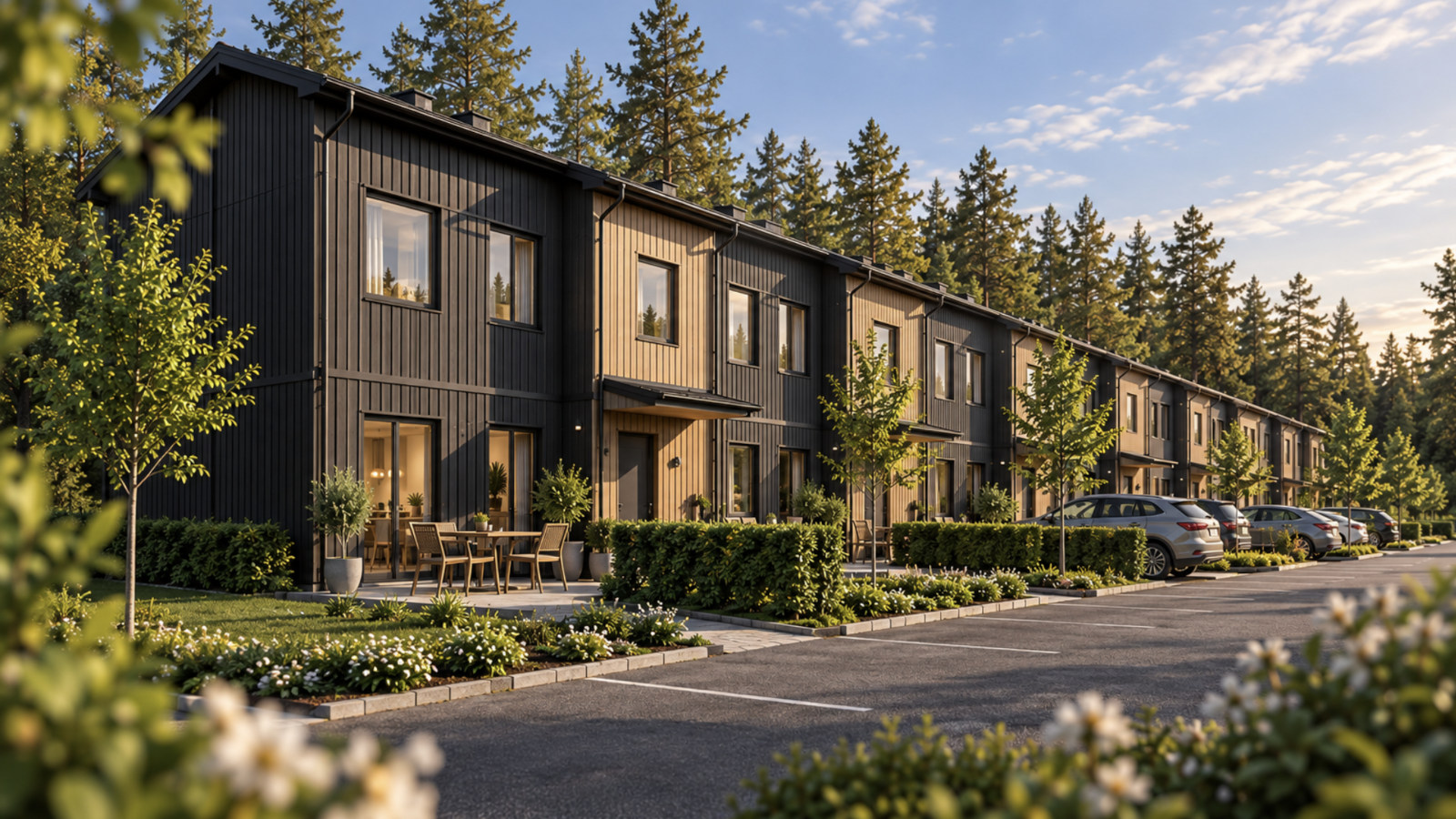 Rendering av det färdiga projektet.