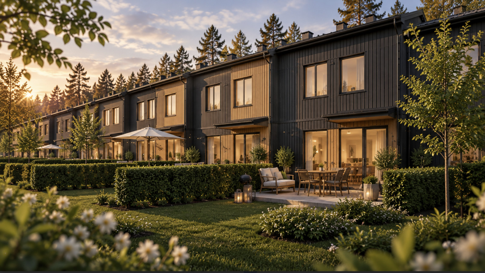 Rendering av det färdiga projektet.